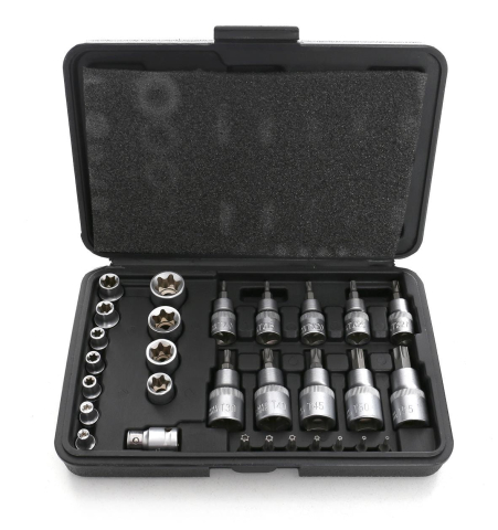 Produse - Set biti si chei tubulare Torx 30 piese E4-E20 si T8-T55 cu valiza transport (SBT30)