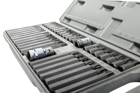 Set biti specializati HEX TORX SPLINE 40 piese 30/75mm cu adaptoare si valiza (SBH40) [1]