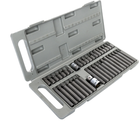 Produse - Set biti specializati HEX TORX SPLINE 40 piese 30/75mm cu adaptoare si valiza (SBH40)