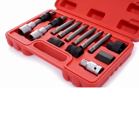 Set chei pentru montare si demontare alternatoare 13 piese cu biti si tubulare speciale (SCA13) [1]