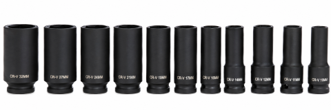 Set chei tubulare de impact 1/2" 10-30 mm 13 piese CrV (STI1230) [1]