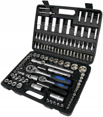 Produse - Trusa scule 108 piese, set complet chei tubulare si accesorii pentru uz auto si mecanic (WS108)