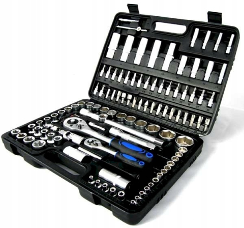Trusa scule 108 piese, set complet chei tubulare si accesorii pentru uz auto si mecanic (WS108) [9]