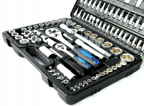Trusa scule 108 piese, set complet chei tubulare si accesorii pentru uz auto si mecanic (WS108) [1]