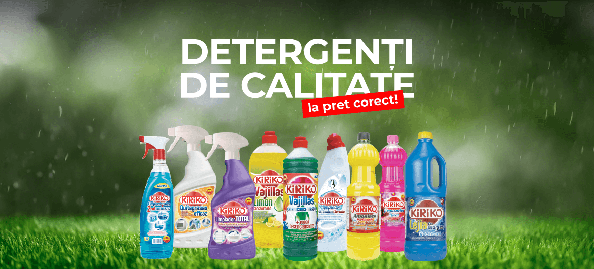 Detergenti de calitate, la pretu corect