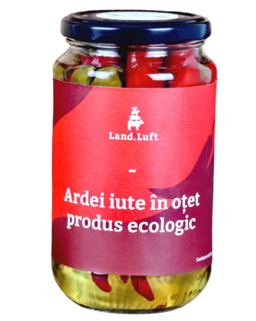 Muraturi si zacusti - Ardei Iute in Otet 495G - Landluft