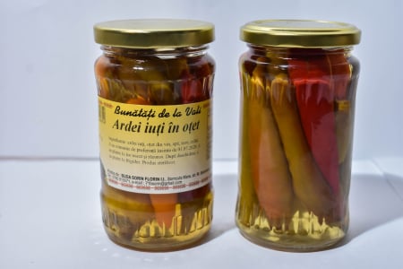 Muraturi si zacusti - Ardei Iuti in Otet 370ML - Somcuta