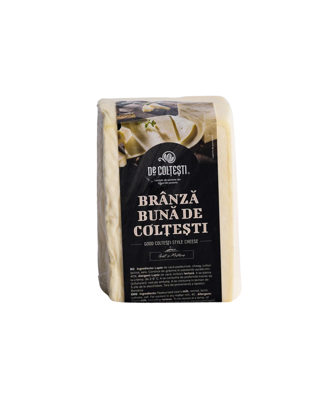 Specialitati din Lapte - Branza Buna De Coltesti - 0.5 KG (Tip Cascaval/Mozzarela)