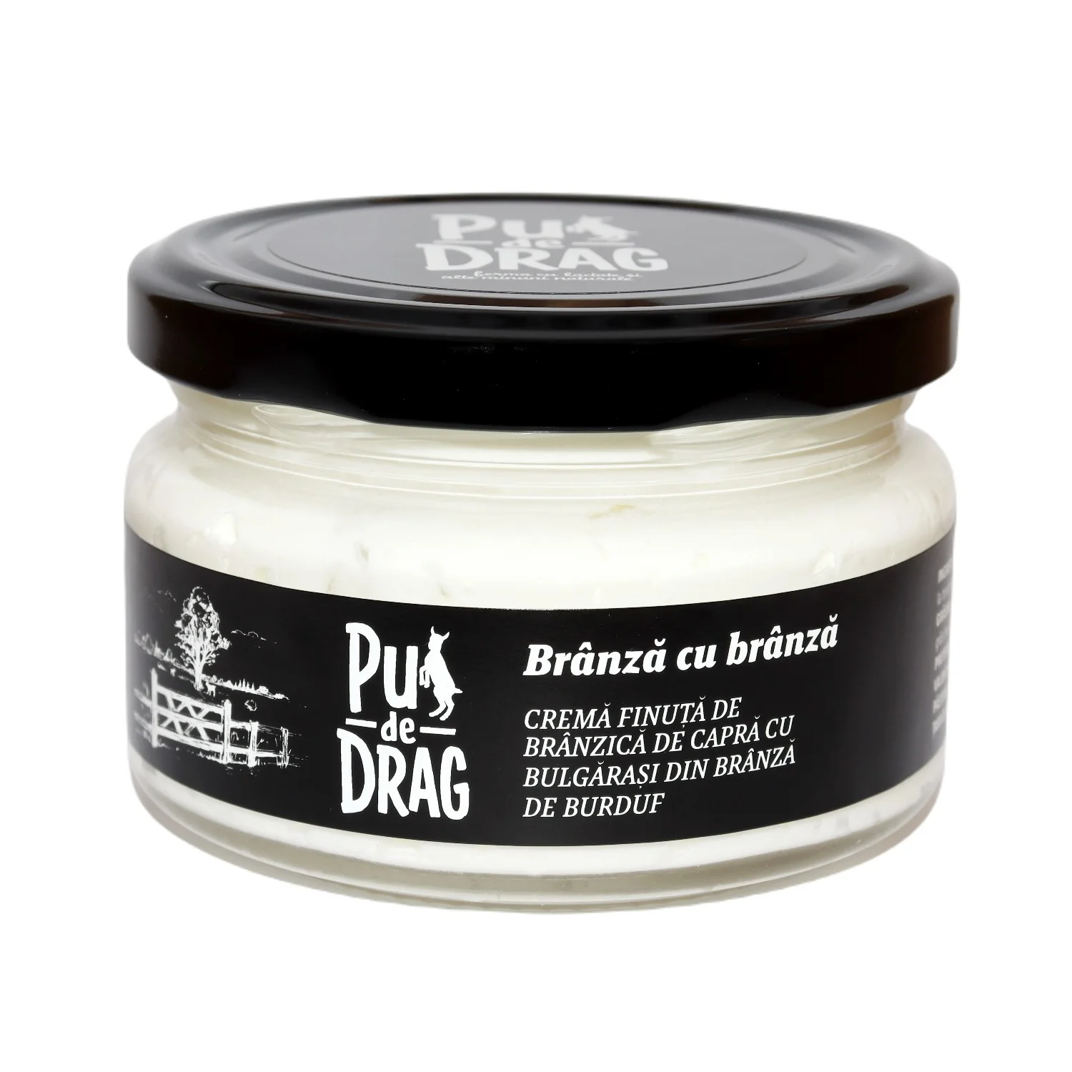 Specialitati din Lapte - Branza cu Branza de Capra 250g - Pui de Drag