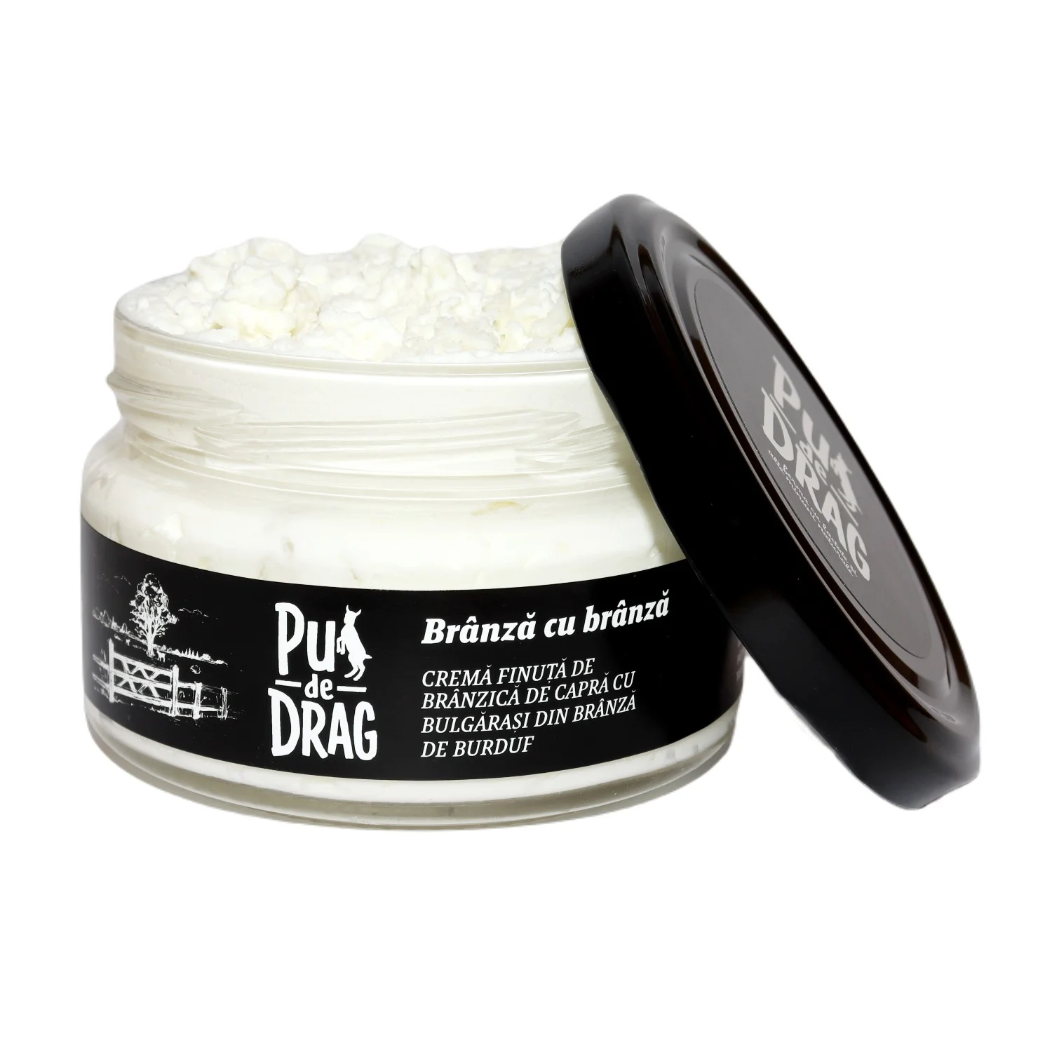 Branza cu Branza de Capra 250g - Pui de Drag [1]