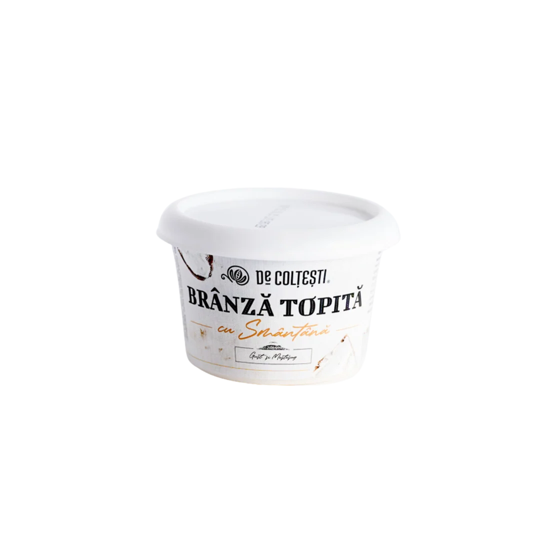 Specialitati din Lapte - Branza Topita cu Smantana 200g  - De Coltesti
