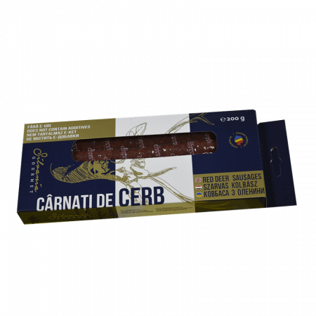 Produse din Vanat - Carnati de cerb Silvania Gourmet 200g