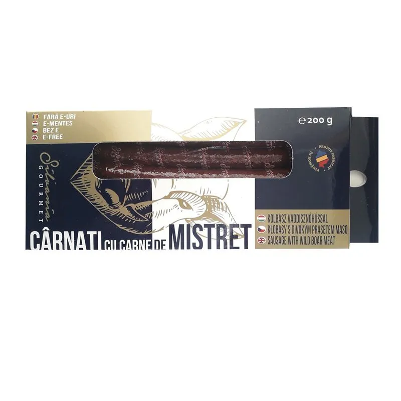 Produse din Vanat - Carnati de mistret Silvania Gourmet 200g