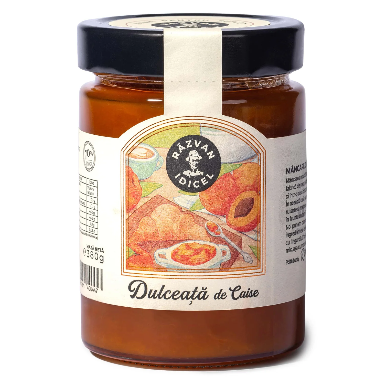 De Dulce - Dulceata de Caise 380g - Razvan Idicel