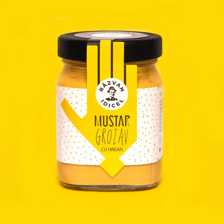 Muraturi si zacusti - Mustar Grozav cu Hrean 310g - Razvan Idicel