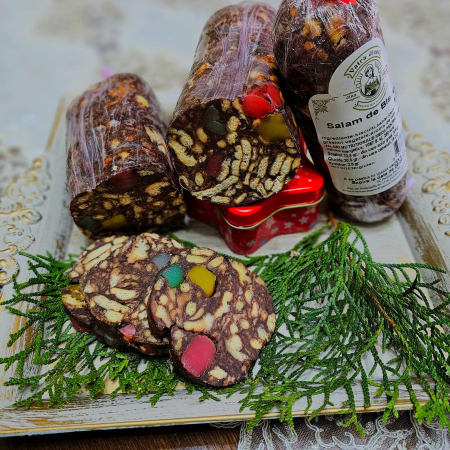 Cofetarie, patiserie, brutarie - Salam de Biscuiti 300G - Vatra Jinei