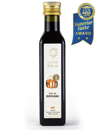 Sirop si ulei presat la rece - Ulei de Dovleac 250ML - Luna Solai