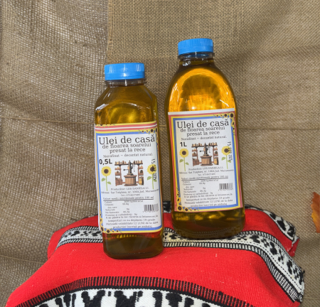 Sirop si ulei presat la rece - Ulei de Floarea Soarelui - Tulghies