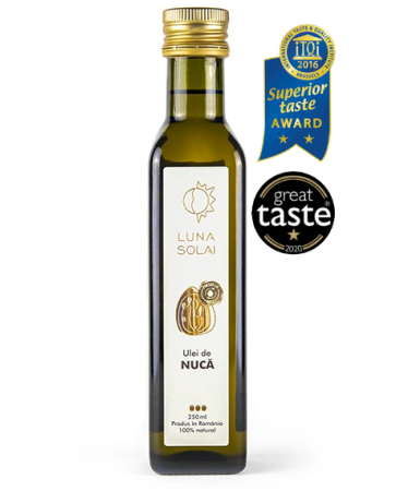 Sirop si ulei presat la rece - Ulei de Nuca 250ML - Luna Solai