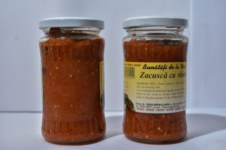 Muraturi si zacusti - Zacusca cu Vinete 370ML - Somcuta Mare