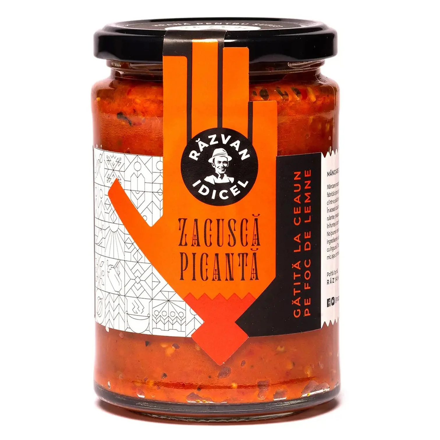 Muraturi si zacusti - Zacusca Picanta 350g - Razvan Idicel