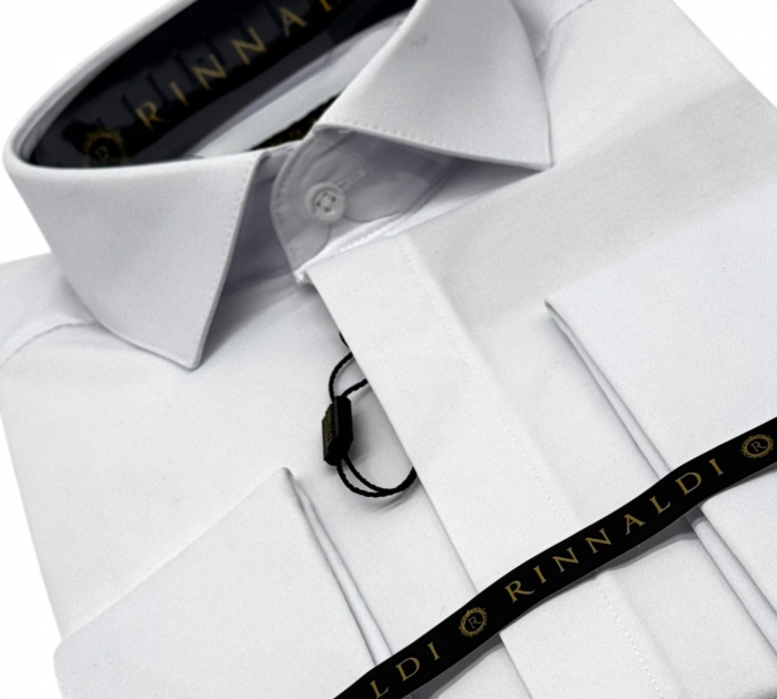Cămașă manșetă dublă Rinnaldi Alba [2]
