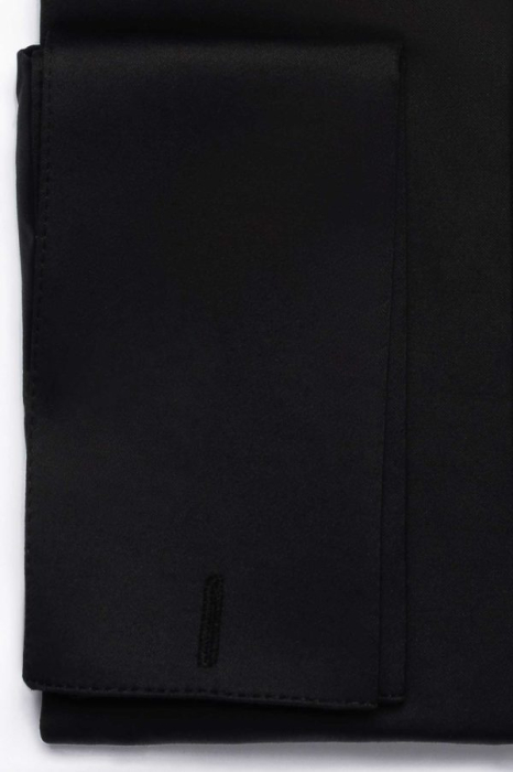 Cămașă Rinnaldi neagră office bumbac [2]