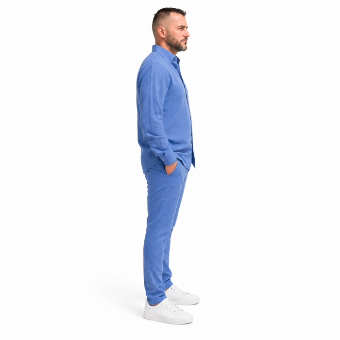 Compleu Smart Casual Bleu pentru Bărbați [4]