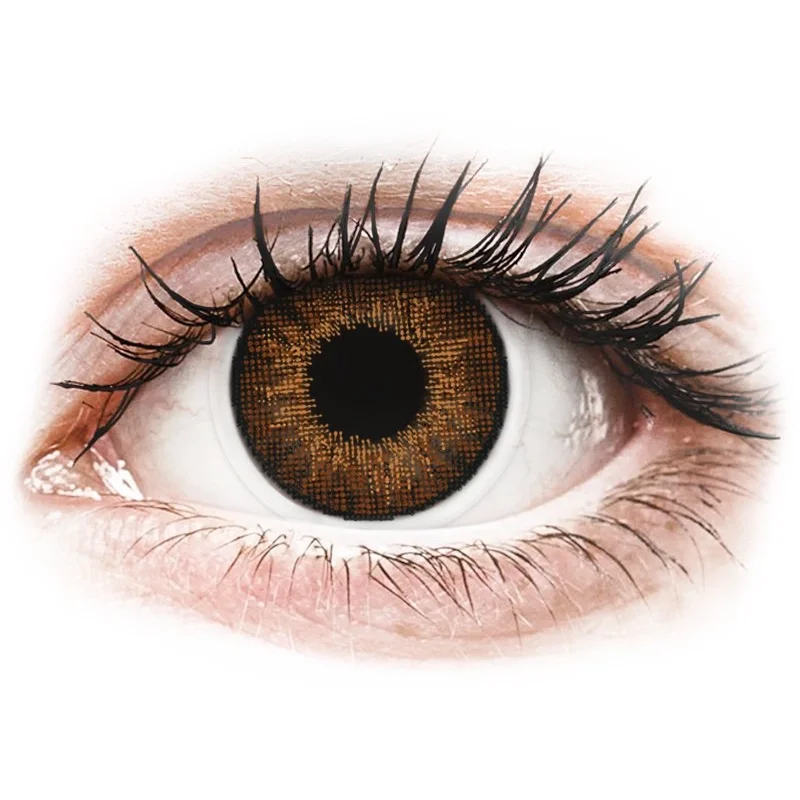 Lentile de contact colorate fara dioptrii Air Optix Colors Brown 30 de purtari 2 lentile/cutie [1]