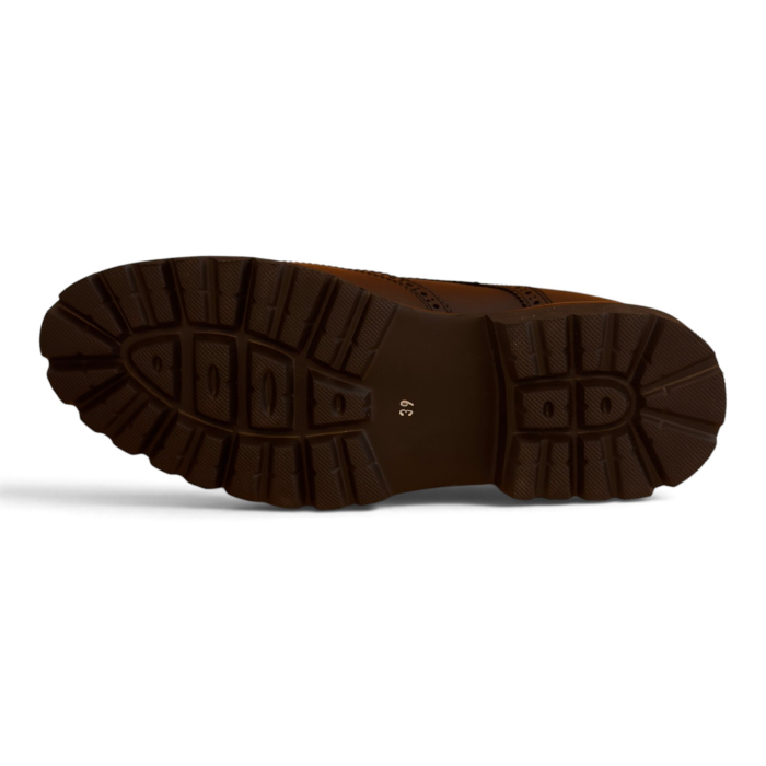 Pantofi Bărbați Brogue Classic din Piele Maro [5]