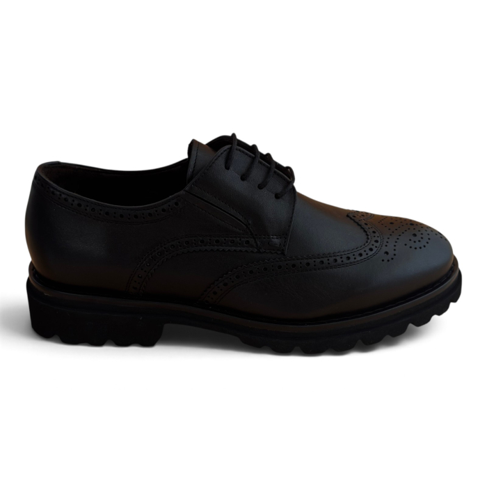 Pantofi Bărbați Brogue Classic din Piele Neagră [5]