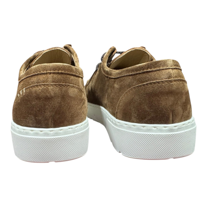 Pantofi smart casual maro deschis din piele întoarsă pentru bărbați [3]