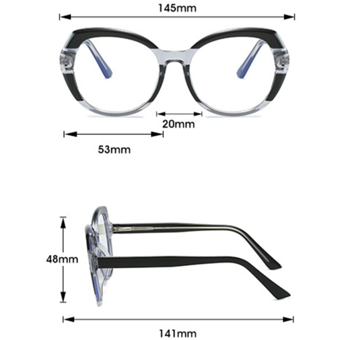 Rame de Ochelari Dama Bliss black protectie PC [4]