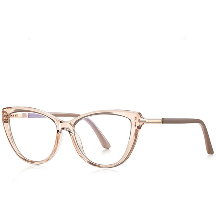Rame de Ochelari Dama Brigitte beige transparent/gold protectie PC [1]