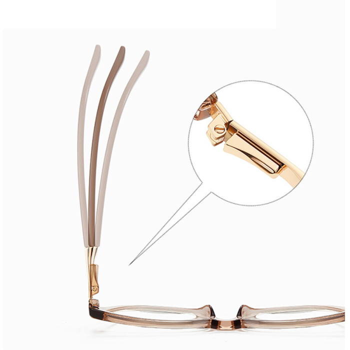 Rame de Ochelari Dama Brigitte beige transparent/gold protectie PC [3]