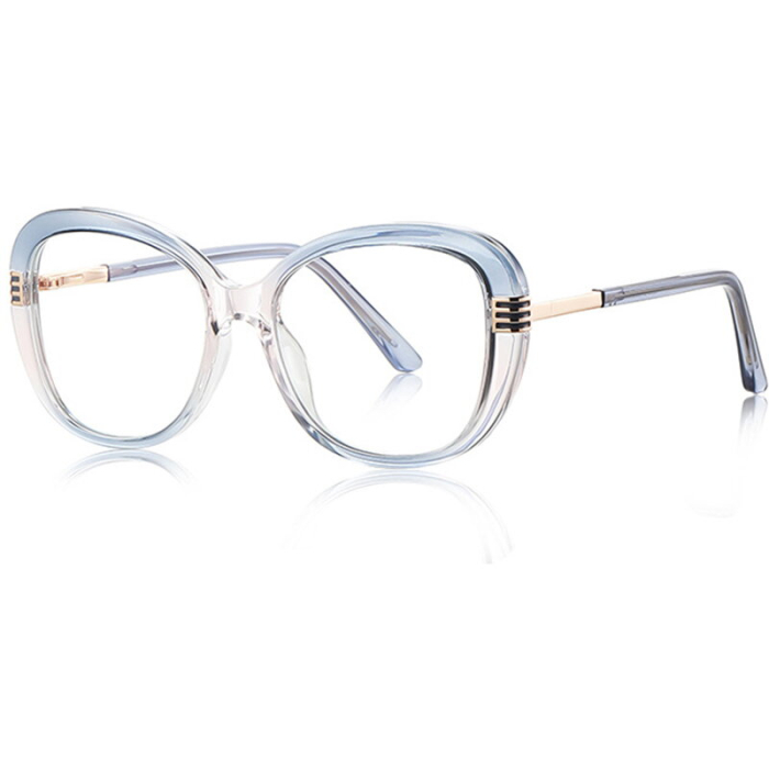 Rame de Ochelari Dama Iriss blue transparent/gold protectie PC [1]