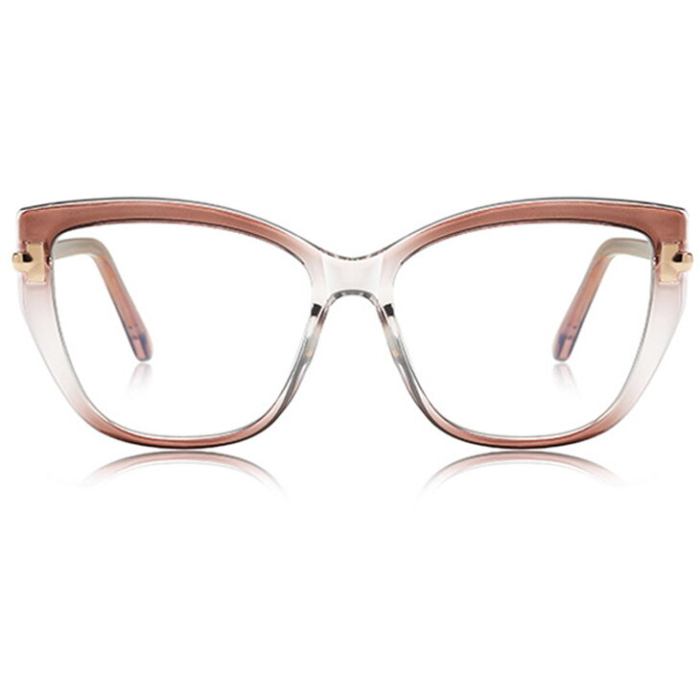 Rame de Ochelari Dama Sonya beige transparent/gold protectie PC [2]