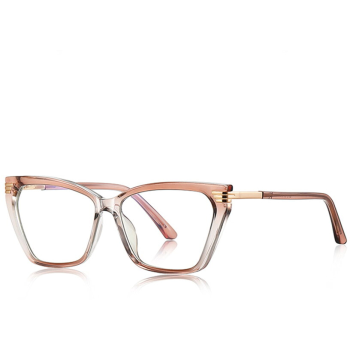 Rame de Ochelari Dama Trixie beige transparent/gold protectie PC [1]