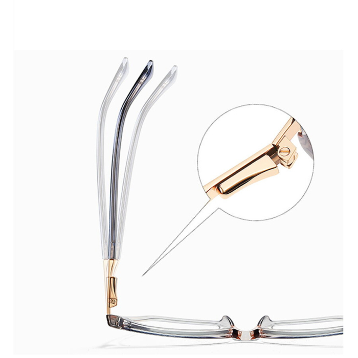 Rame de Ochelari Dama Trixie beige transparent/gold protectie PC [3]