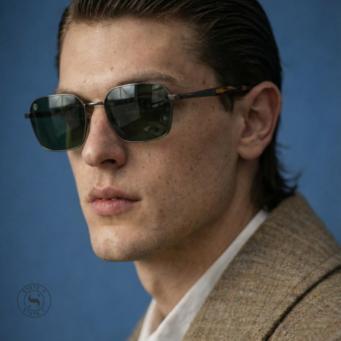 Rame ochelari de soare Alexander Gunmetal Havana/Green [3]