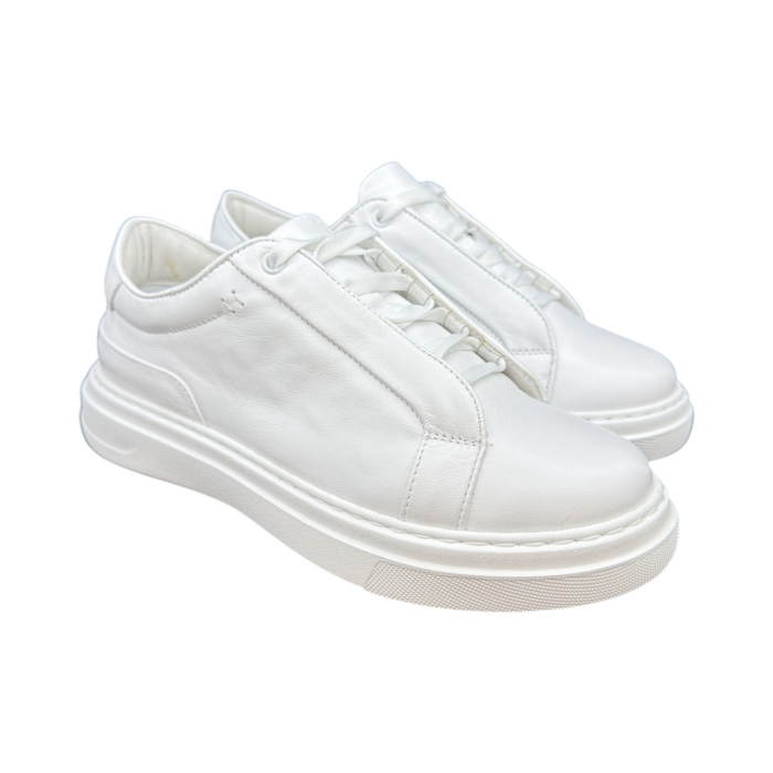 Sneakers Alb barbati din piele naturala [5]