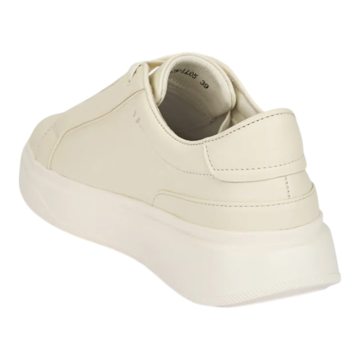 Sneakers Alb prăfuit barbati din piele naturala [3]