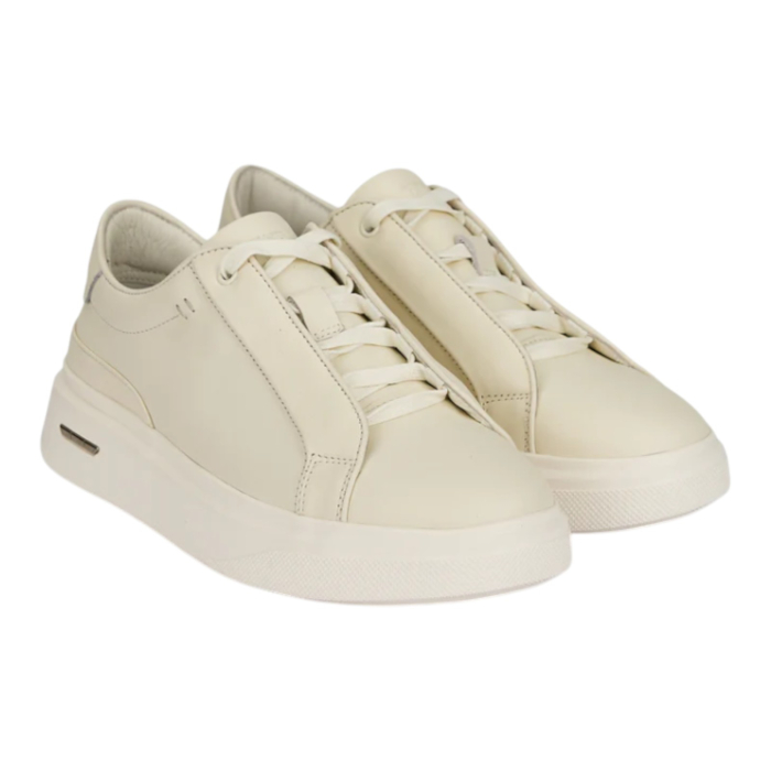 Sneakers Alb prăfuit barbati din piele naturala [5]