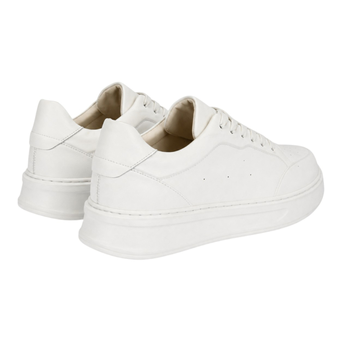 Sneakers alb premium pentru bărbați cu talpă albă [2]