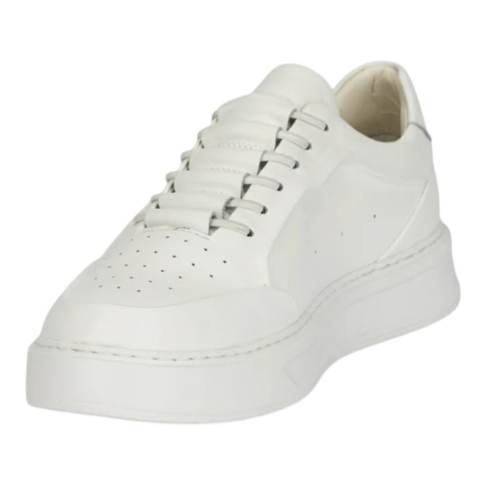 Sneakers alb premium pentru bărbați cu talpă albă [5]