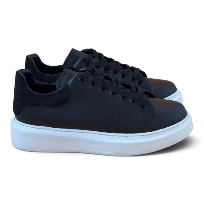 Sneakers Bărbați Urban Classic Negru din Piele Naturală – Fabricați în România [4]