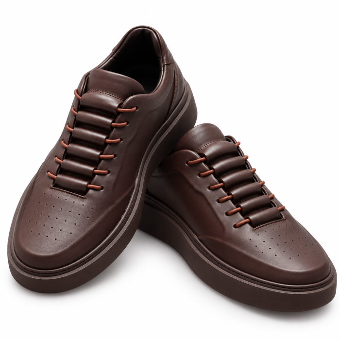 Sneakers Bărbați Urban Loop Brown din Piele Naturală Maro [3]