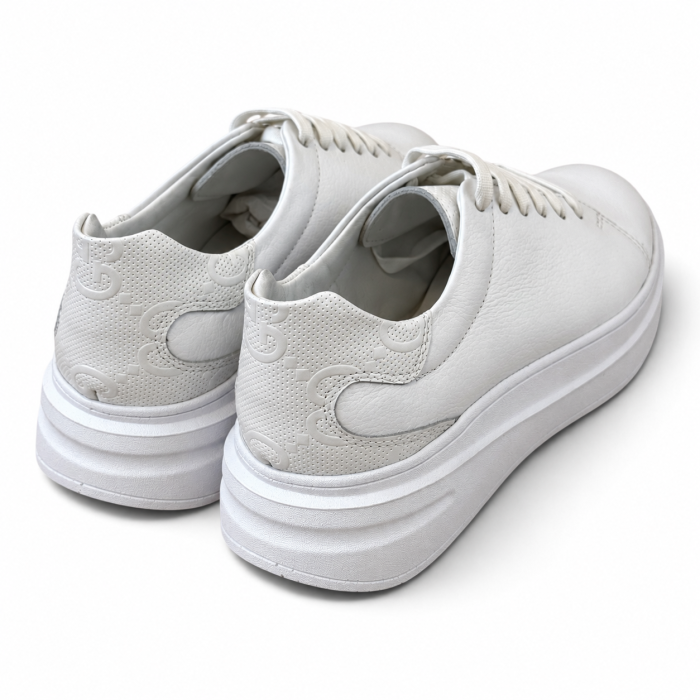 Sneakers Bărbați Urban White din Piele Albă [2]