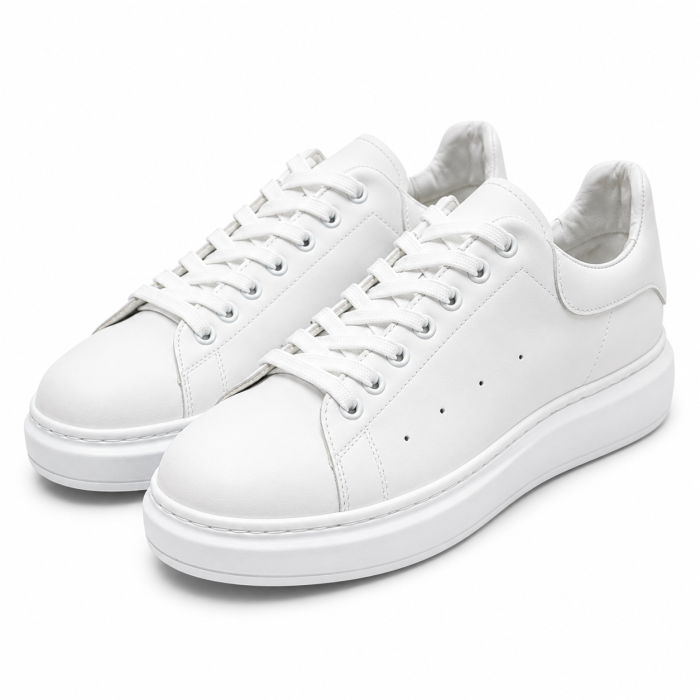 Sneakers Bărbați White Leather [2]