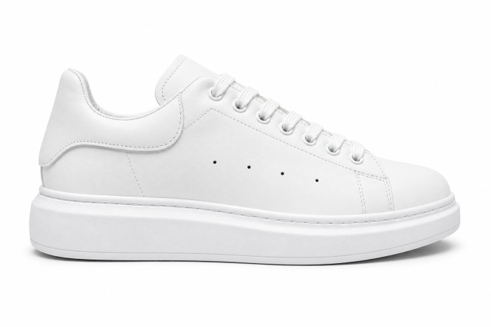 Sneakers Bărbați White Leather [4]